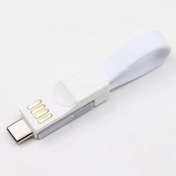 三合一USB傳輸充電線-磁性鑰匙圈_0